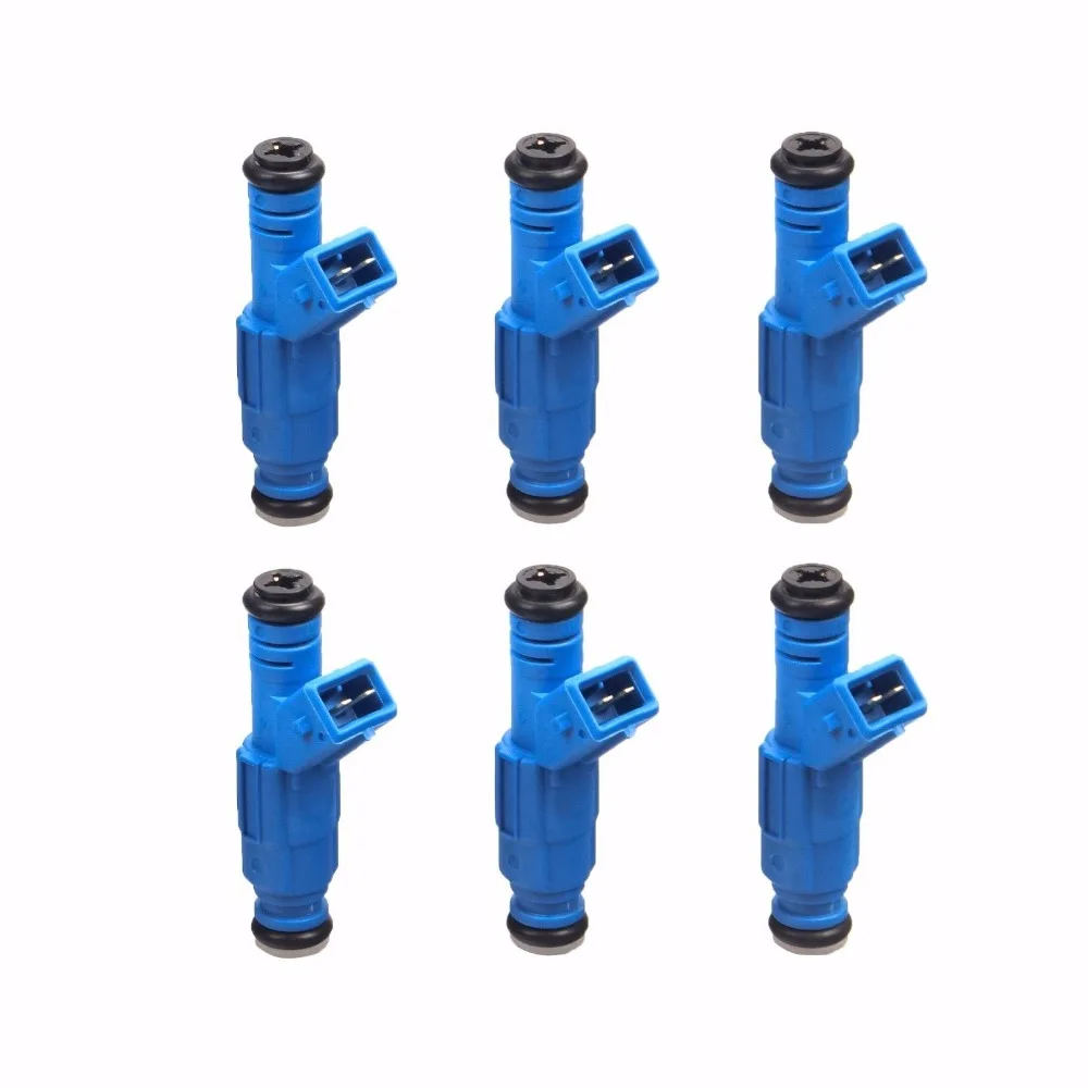 MOSTPLUS Set 6 EV1 28LB hr Fuel Injectors For Chevy GMC V6 3 8L Turbo