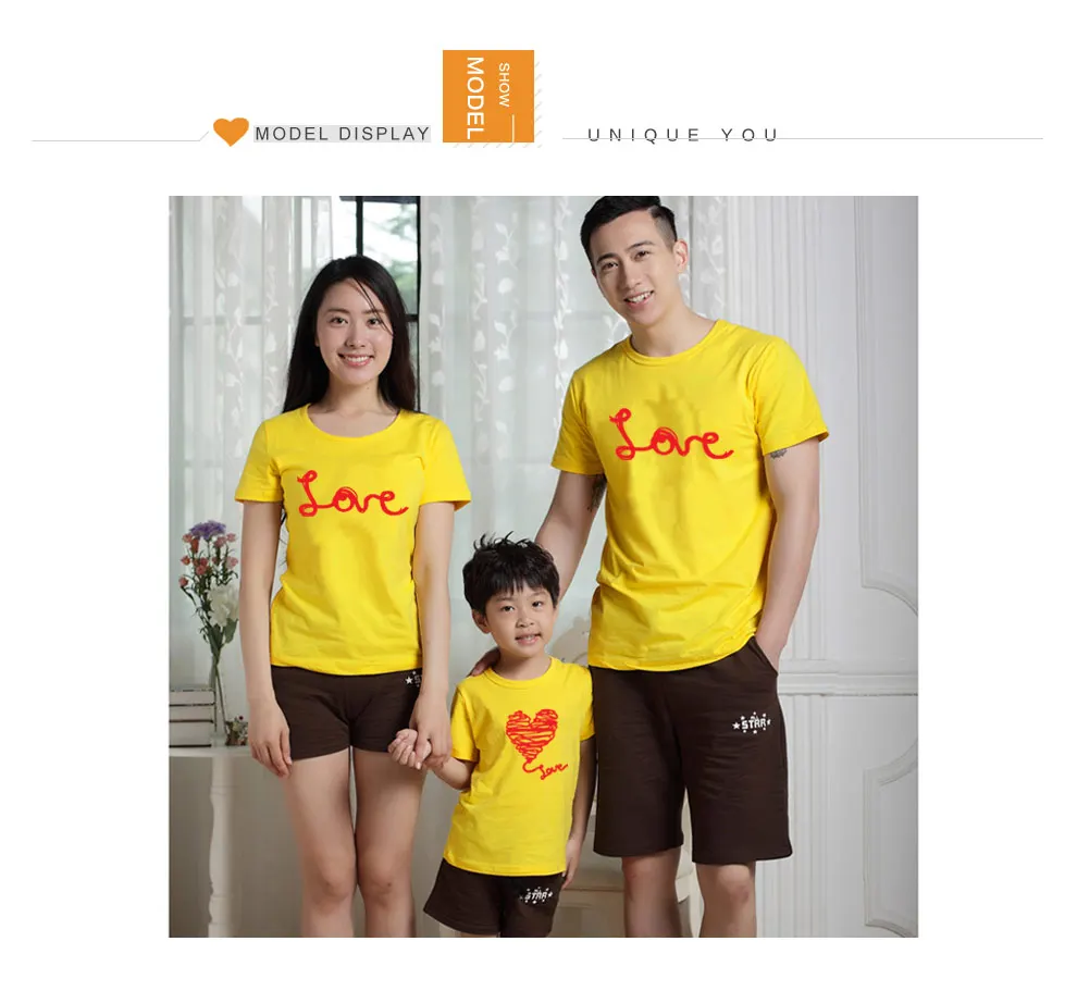 Семья соответствующие Для мамы и дочки одежда футболки для семьи для мамы, папы и сына одинаковые хлопковые футболки "любовь" для Семья