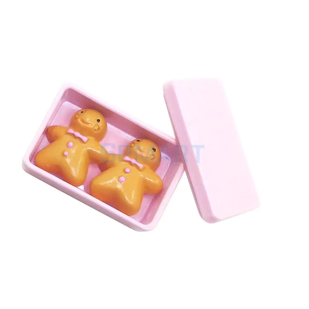 Милые 1:12 Кукольный Миниатюрный Мини Сплав печенье коробка с печенье для мебель украшения Асса для детей игрушечные лошадки