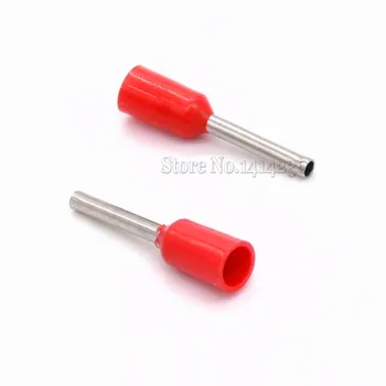 

1000PCS E0508 Red Tubular Pre - insulated Terminals Cold Pressed Terminals