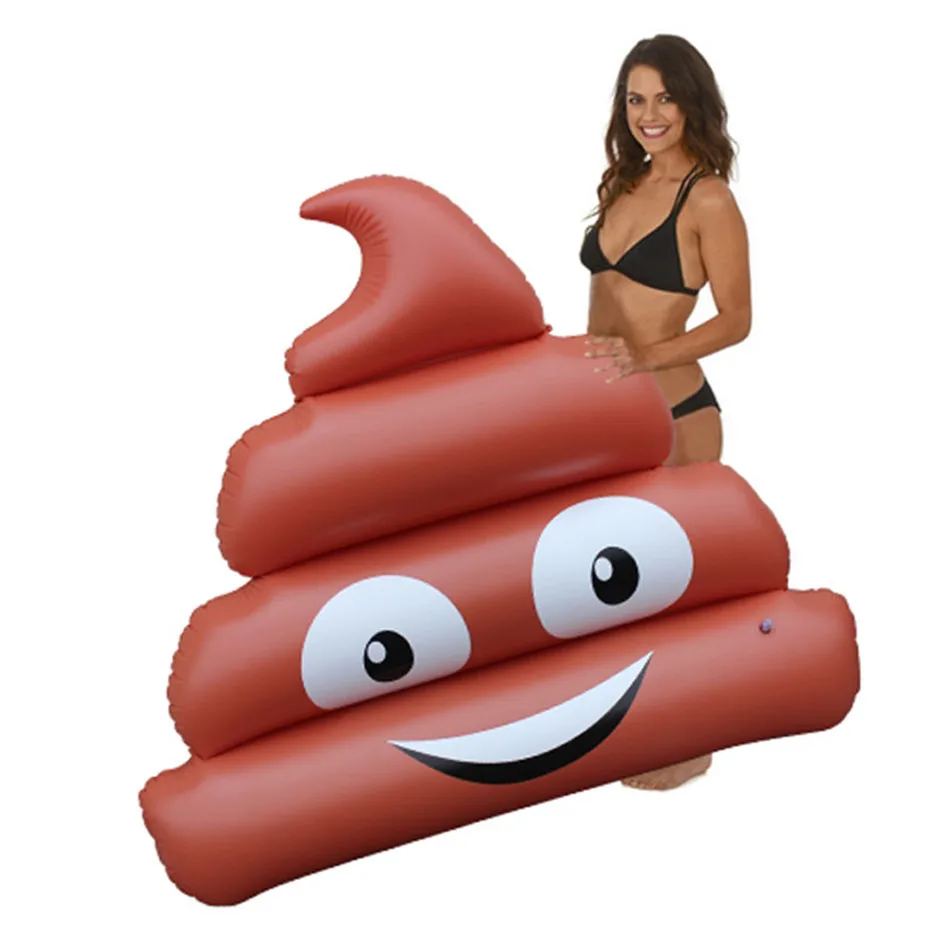 

140CM Inflatable Shit Giant Pool Float Toys Swimming Float Inflatable Swim Ring Adult Pool Inflatable Toys Inflatable Swim Float