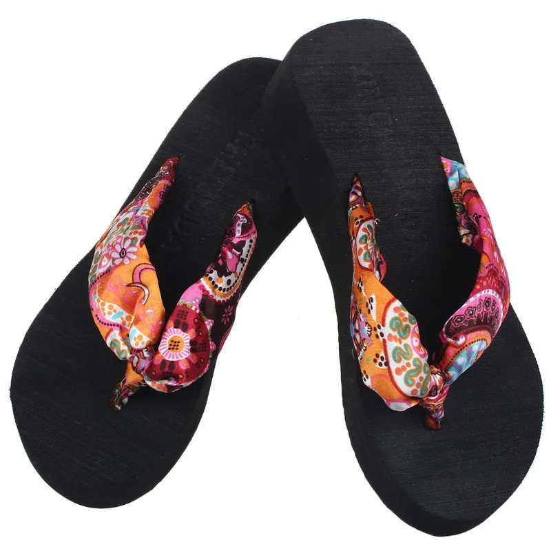 

Wedge Platform Thong Flip Flops Women Slippers Shoes Casual Slippers New Summer Fashion Ladies Home Shoes Beach Shoes Hot Sale