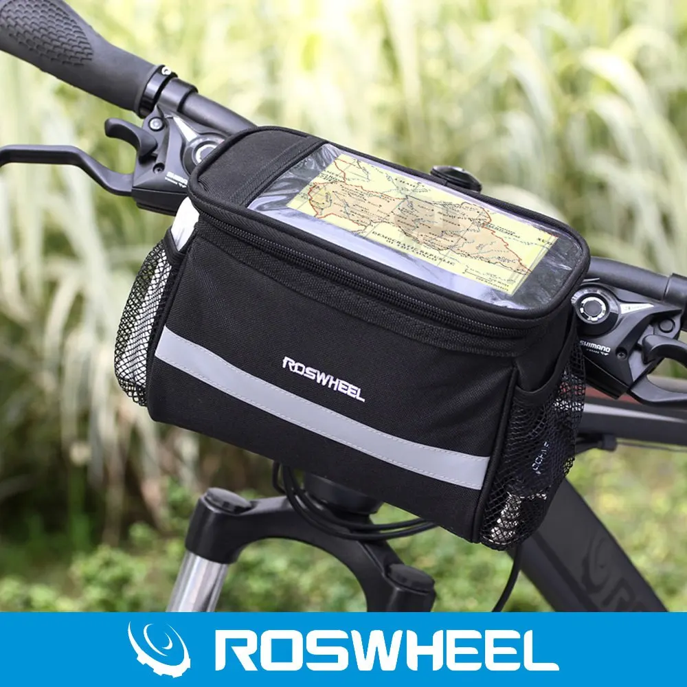 Roswheel 3.5L Bike Handlebar Bag Bicycle Cycling Supplies Front Tube