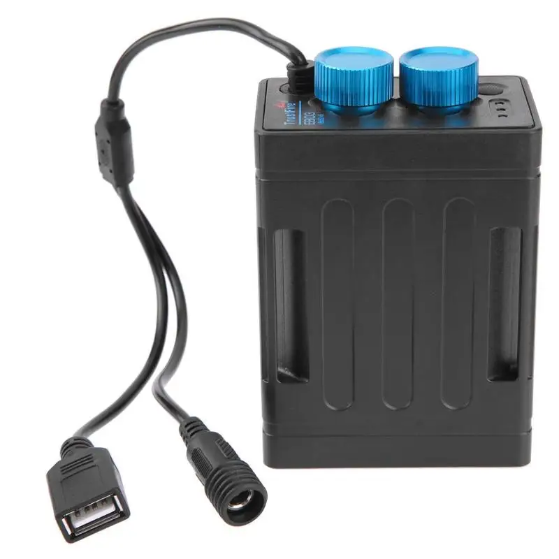 

5V Power Bank 6x18650 Battery Pack Case Power Bank Box 8.4V Bicycle Lights Battery Pack Case for Bicycle Light Mobile Phone NEW