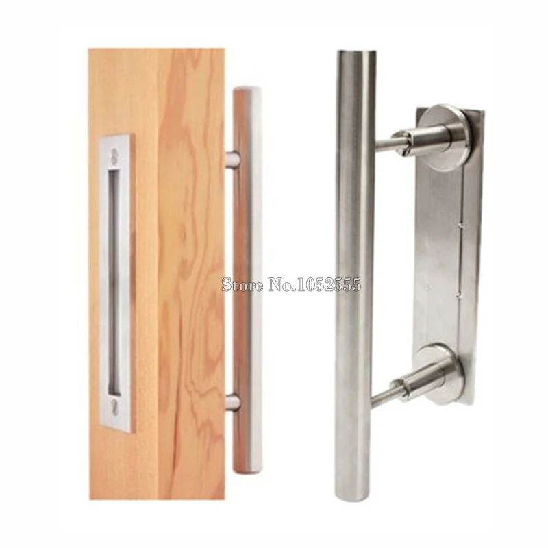 High Quality 8PCS Stainless Steel Barn Door Handle Pull & Wooden ... High Quality 8PCS Stainless Steel Barn Door Handle Pull & Wooden ...