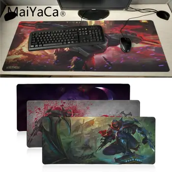 

MaiYaCa Funny League of Legends Zed Keyboard Gaming MousePads Large Gaming Mouse Pad Lockedge Mouse Mat for Gamer Free Shipping