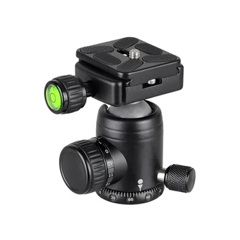 

Tripod Head Ball Head Rotating Panoramic BallHead with 1/4" 3/8" Srew Adapter for Tripod Monopod DSLR Camera