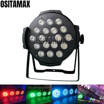 

Stage LED Wash Light 18X18W LED Par Light RGBWA UV 6IN1 Color Change Par Can Disco Party DJ Lights
