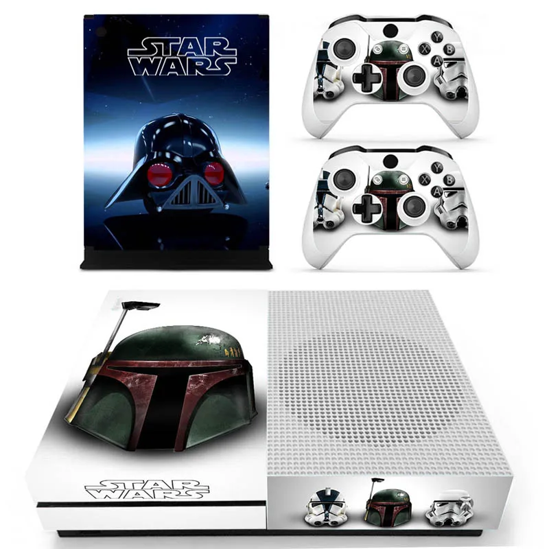 Star Wars Vinly Skin Sticker Decals For XBOX One S Console With Two Wireless Controller Skin