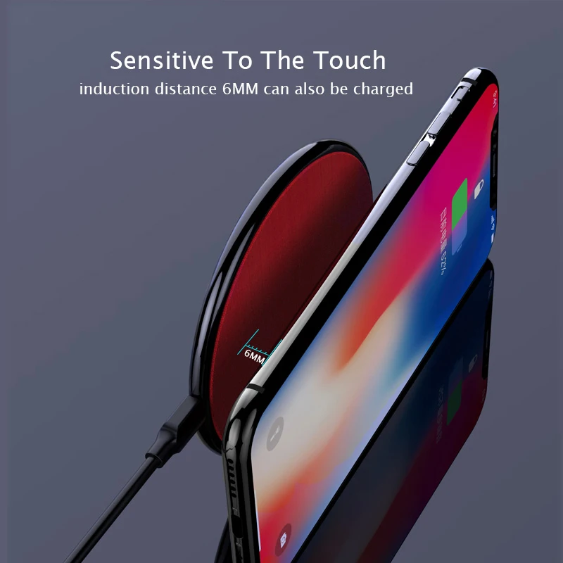 Беспроводное зарядное устройство BANDE QC 3 0 15 Вт для iphone 8 Plus X XR XS Max Быстрая зарядка
