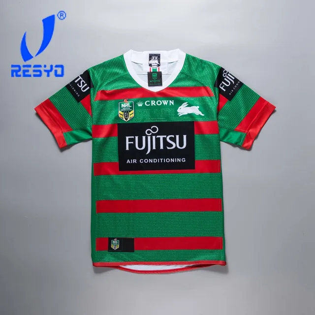 RESYO  The NRL 2018-2019 South Sydney Rabbitohs Commemorative Edition  RUBGY JERSEYS  /THAI TOP QUALITY  FREE SHIP