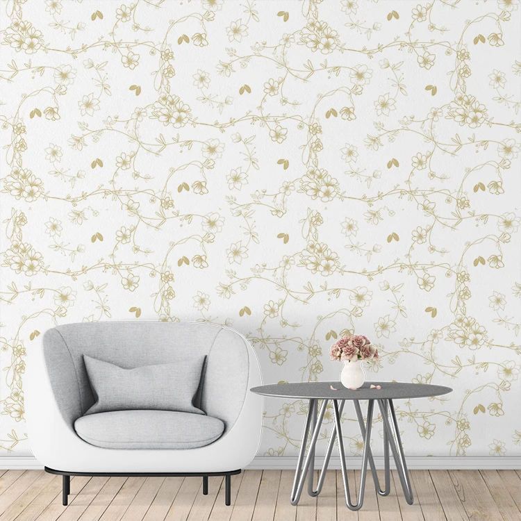

F vintage continuous flowers and vines of the household wallpaper floral wallpaper home accessories decoration PW2017102826
