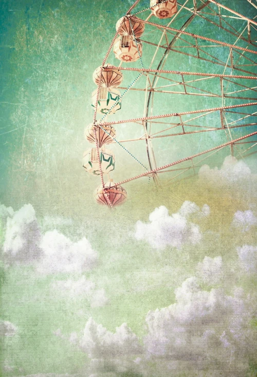 

HUAYI Vintage Sky Photography Newborn Backdrop XT4348