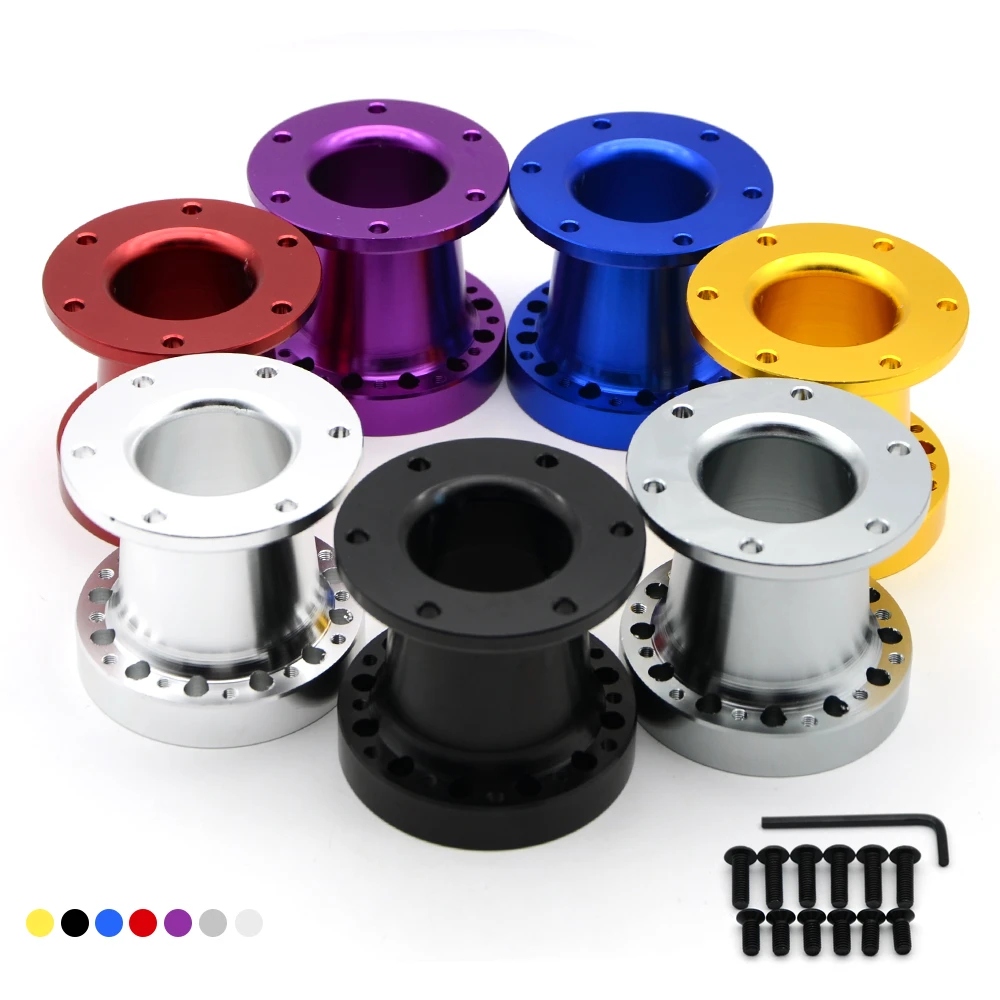 Universal Steering Wheel Hub Spacer 76mm Steering Wheel Hub Boss Kit Adapter Spacer Steering