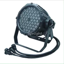12 шт./лот) 54*3 Вт светодиодный Par свет Водонепроницаемый светодиодный сценический свет высокой мощности светодиодный Par
