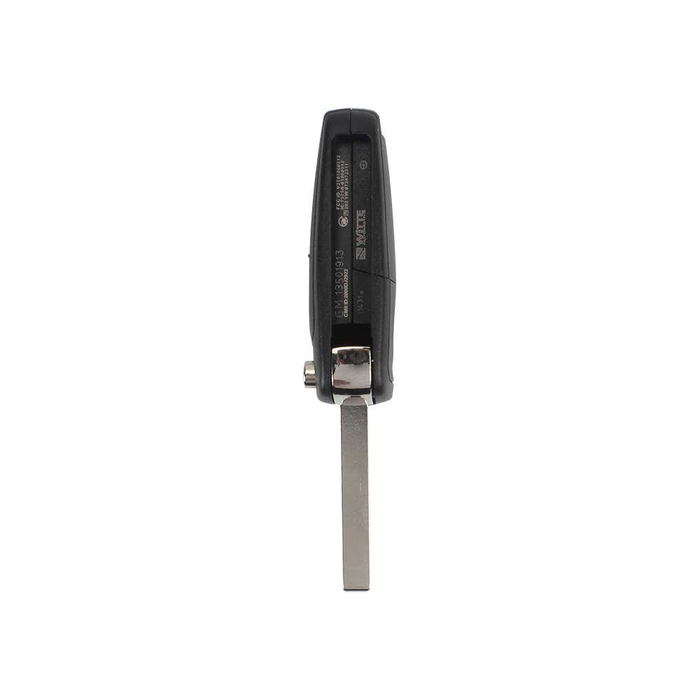 VDIAGTOOL откидной складной 2 кнопки модифицированный дистанционный Автомобильный ключ корпус автомобильный ключ пустой брелок для CHEVROLET Spark ключ левое лезвие Auot ключ