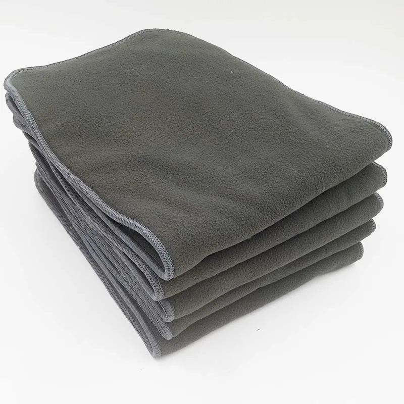 reusable diapers for adults bamboo charcoal absorbent diaper insert washable adult diaper Inconvenience pants liner 20*49cm 5