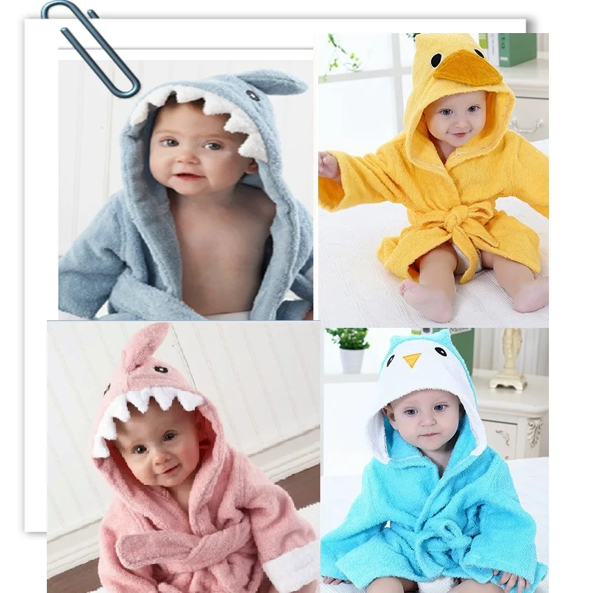 

Baby Bathrobe/Cartoon Baby Spa Towel/Character Square Hooded Bath Towel Set Baby Product Cartoon Baby Robe Infant Bath Towel