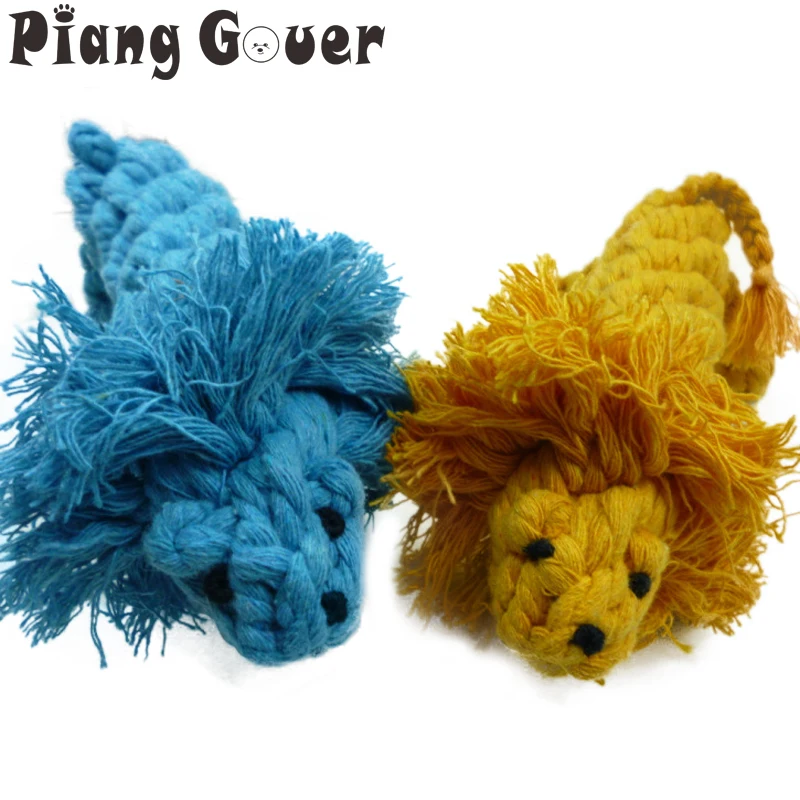 Pet Toy Rope Cute Lions Animal Clean Tooth Chew Dog ToysDog Toys
