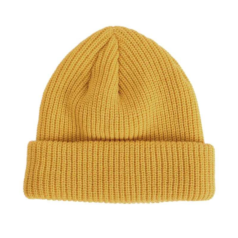 2021 Beanies Knitted Hats Solid Color Caps for Autumn Winter Men Short Head Cap Outdoor Warm Melon Cap Street Head Cap Women Hat skullies beanie Skullies & Beanies
