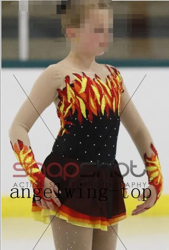 colorful skating clothing 2017 new ice skating clothing for kids