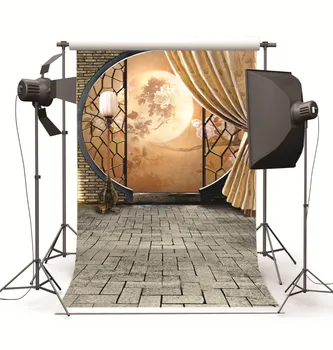 

Fond Studio Photography Backdrops Prop Chinese Style Screen Indoor Vinyl Photo Backgrounds for Photo Studio for Wedding Children