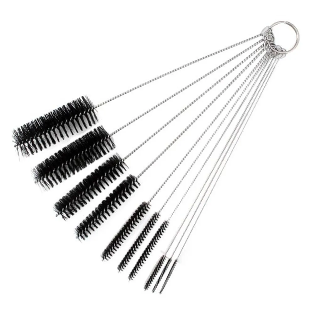 

10PC Black coloe Multi-Functional Tools Brush Spray Brush Pots Bottle Liquor cleaning tools brush set