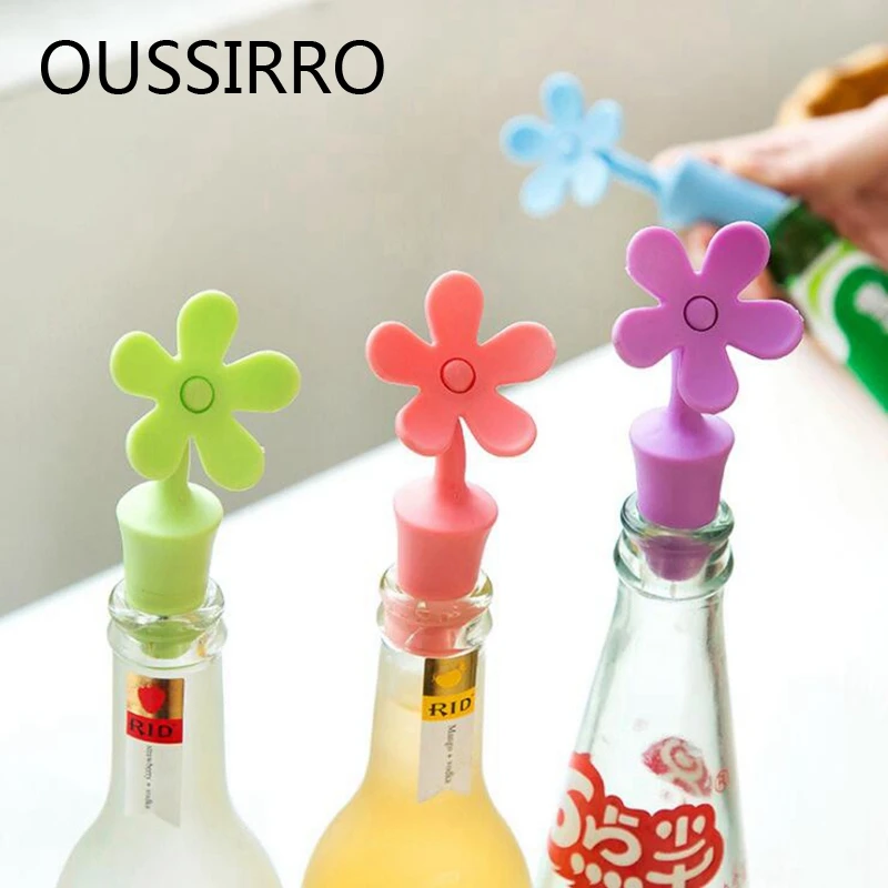 Tapones de silicona para vino, herramientas de Bar, botellas salsa de cocina, tapón de champán para vino y bebidas, protección del medio ambiente, 3 piezas|champagne stopper|silicone wine stopperswine stopper - AliExpress