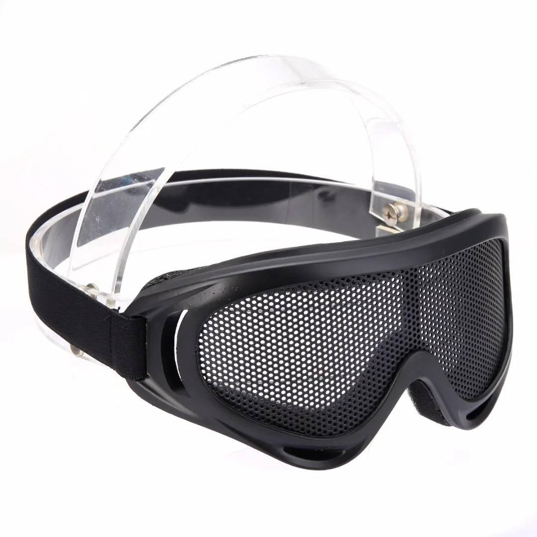 Outdoor Eye Protective Comfortable Airsoft Safety Tactical Eye Protection Metal Mesh Glasses Goggle 3Color