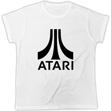 Camiseta Atari de Gaming Retro Vintage Ideal regalo Unisex divertida camiseta de manga camiseta de verano hombres camisetas ropa