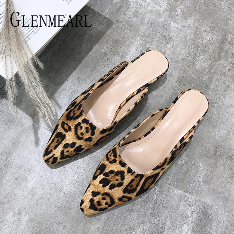 leopard summer shoes