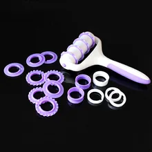 Трафарет для выпечки набор Скалка Для мастики формы декоративные инструменты для границы Кондитерские высечки торт приборы для украшения выпечки инструменты случайных цветов