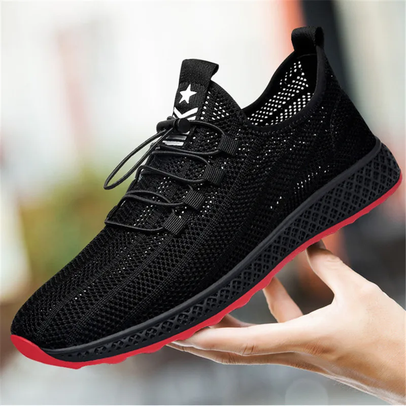 

2019 Men Shoes Summer Sneakers Breathable Casual Shoes Couple Lover Fashion Lace up Mens Mesh Flats Shoes Sneakers Mens Trainers
