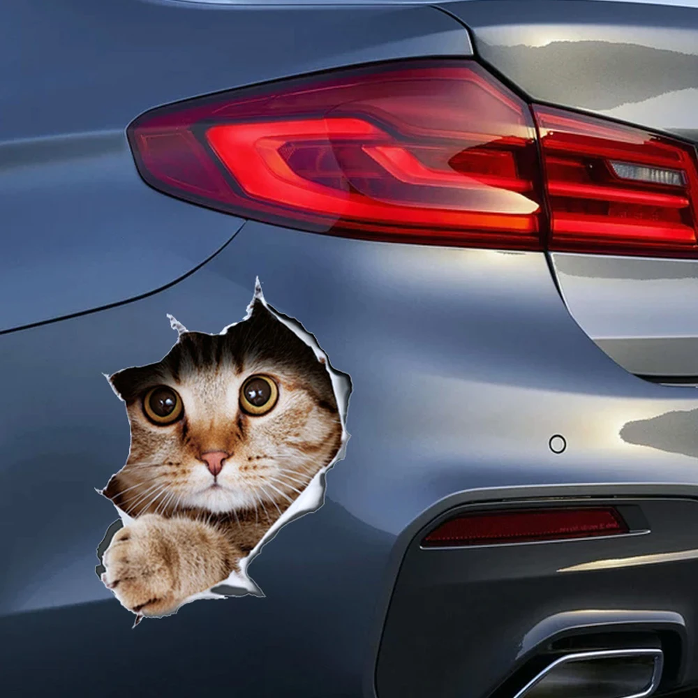 Buy Simulation-Stickers Car-Styling-Accessories Funny Kitten Anime Personality Fashion Dog aJLdV17O