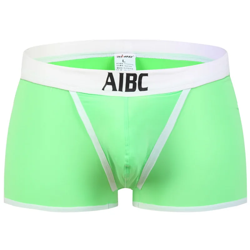 Мужское нижнее белье AIBC нейлоновые шелковые трусы боксеры для геев|Боксеры| |