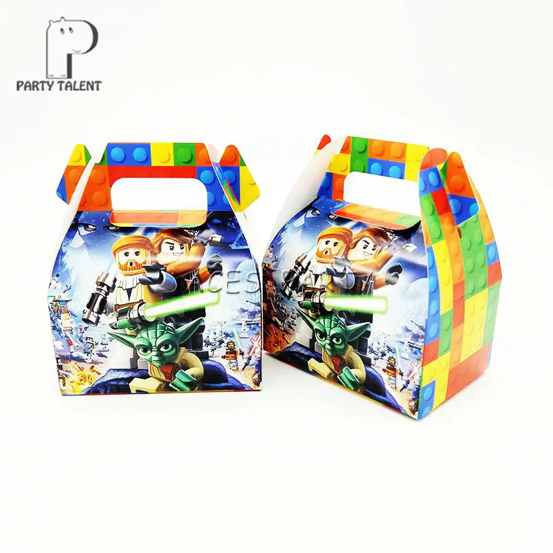 

24pcs/lot Candy Box Cake Box for Kids Starwars Theme Party Baby Shower Party Decoration Party Favor Supplies