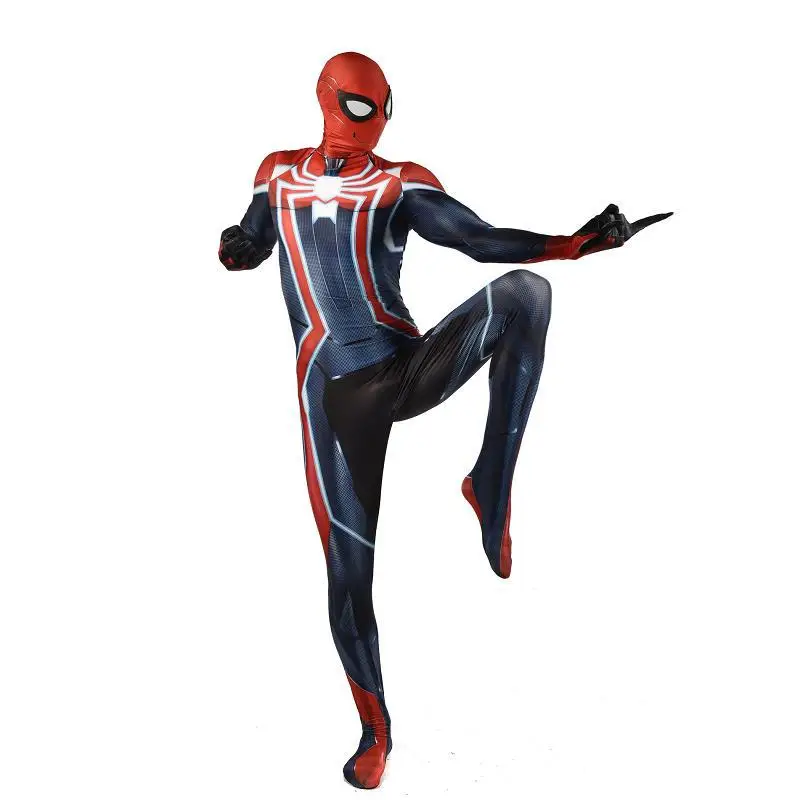 

3D Digital Printing Jumpsuits Super Spider Man Cosplay Costume Battle Suit Halloween Adult Kids Bodysuit