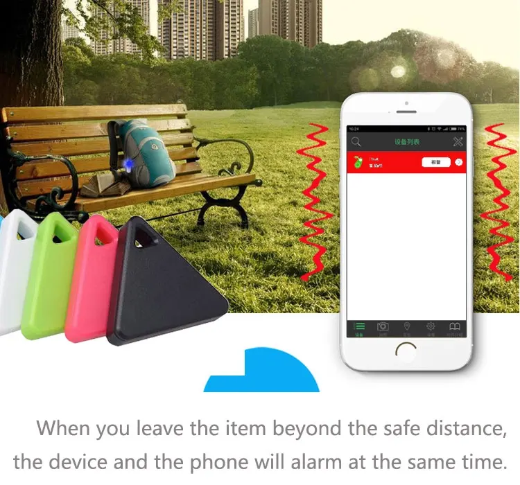 Bluetooth сигнализация анти-Потеря устройства для мобильного ребенка сумка кошелек ключ искатель локатор анти-потеря сигнализации трекер умный трекер gps локатор