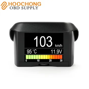 

A202 Mini Smart OBD Gauge Show Car Speed Meter Water Coolant Temperature Fuel Consumption Voltage Display OBD2 Scan Tool