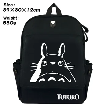 

Anime My Neighbor Totoro Canvas Backpack School Bags For Teenager Boys Girls Travel Shoulder Bags Notebook Printed Rucksack
