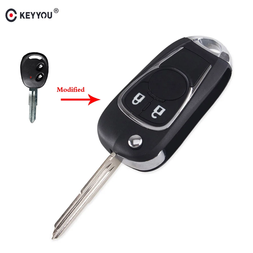 KEYYOU для Chevrolet Sail 2 кнопки модифицированный пульт дистанционного управления