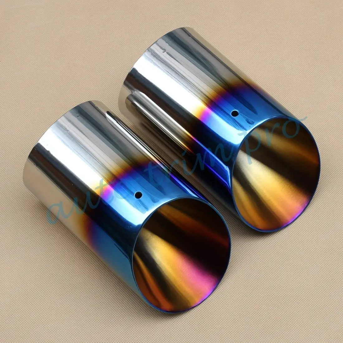 Pair Tail Exhaust Muffler Rear Silence Pipe Fit For Ford Escape Kuga