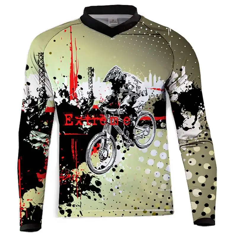 

2023 Motocross Jersey Downhill Camiseta Ropa Mtb Long Sleeve Moto Jersey Mountain Bike DH Shirt MX Motorcycle Clothing