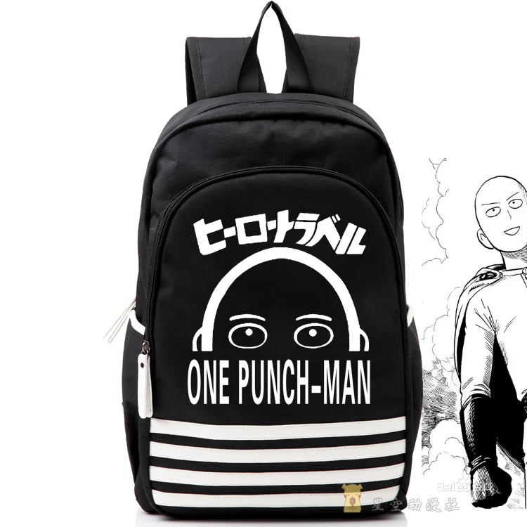 

Anime ONE PUNCH-MAN Cosplay Canvas Student Backpack Cartoon Men and Women Travel Computer Backpack