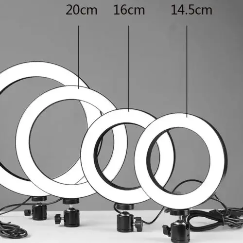 2019 высокое качество светодиодный 3 режима 40 W 5500 K затемнения студия Камера фото кольца света телефон видео черный светодиодный кольцо света