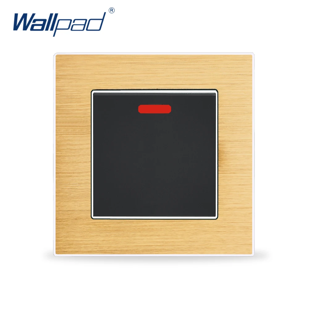 Новое поступление 20A переключатель водонагревателя Wallpad роскошный светодиодный