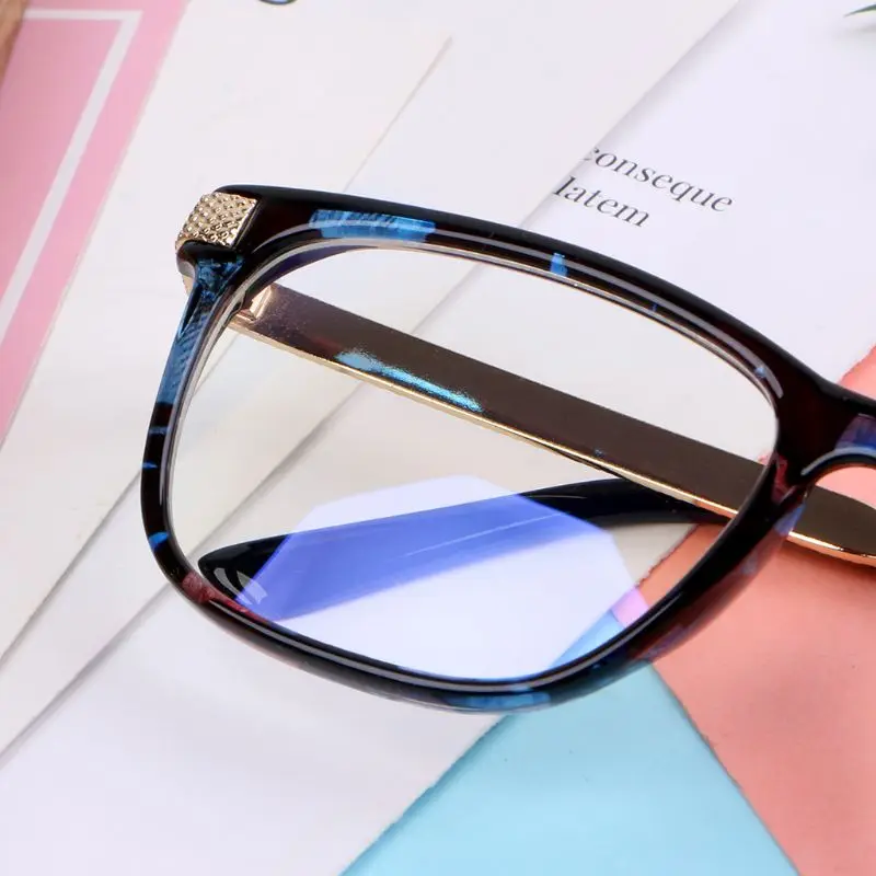 Мода очки для мужчин женщин Винтажная оправа для очков высокое качество очки с металлической оправой