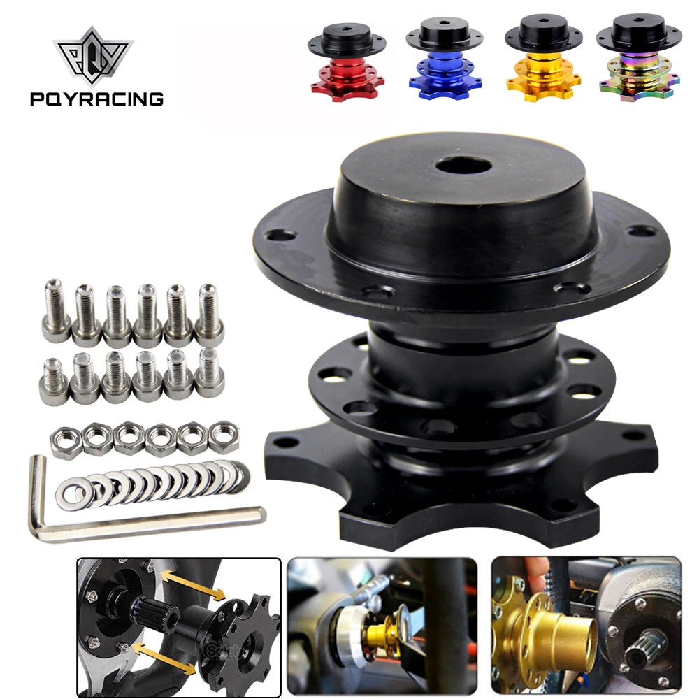 PQY Universal Steering Wheel Quick Release Hub Boss Kit Wheel Hub