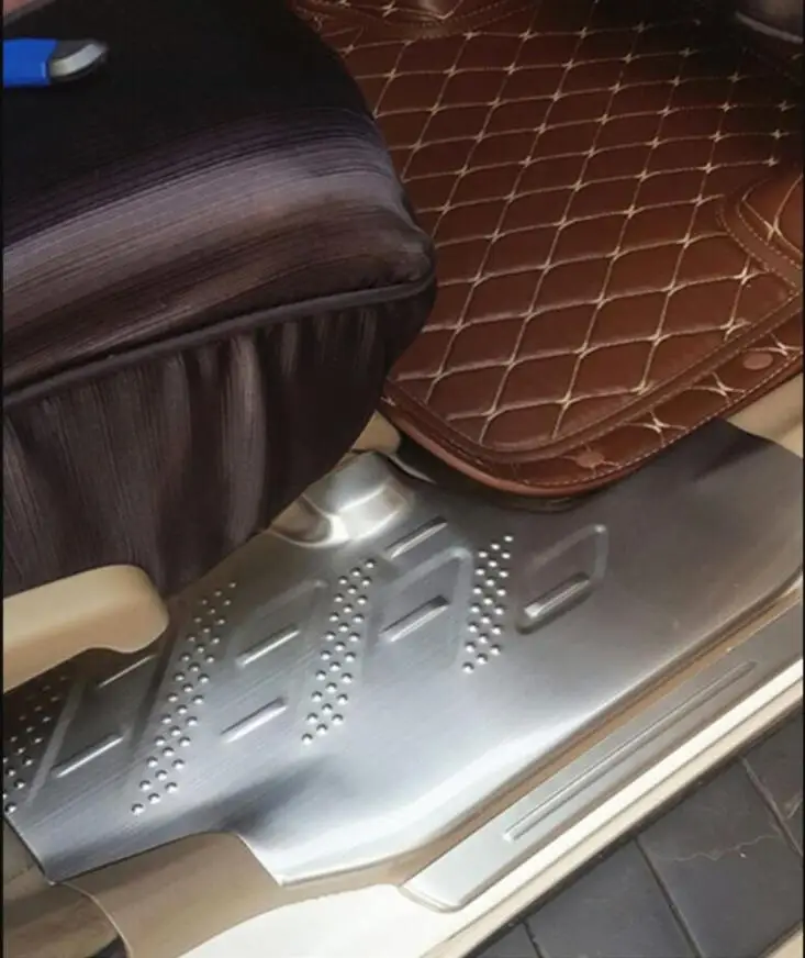

For Toyota Highlander 2008 2009 2010 2011 2012 Threshold Bar Welcome pedal guard Plate built in stainless steel Pedal