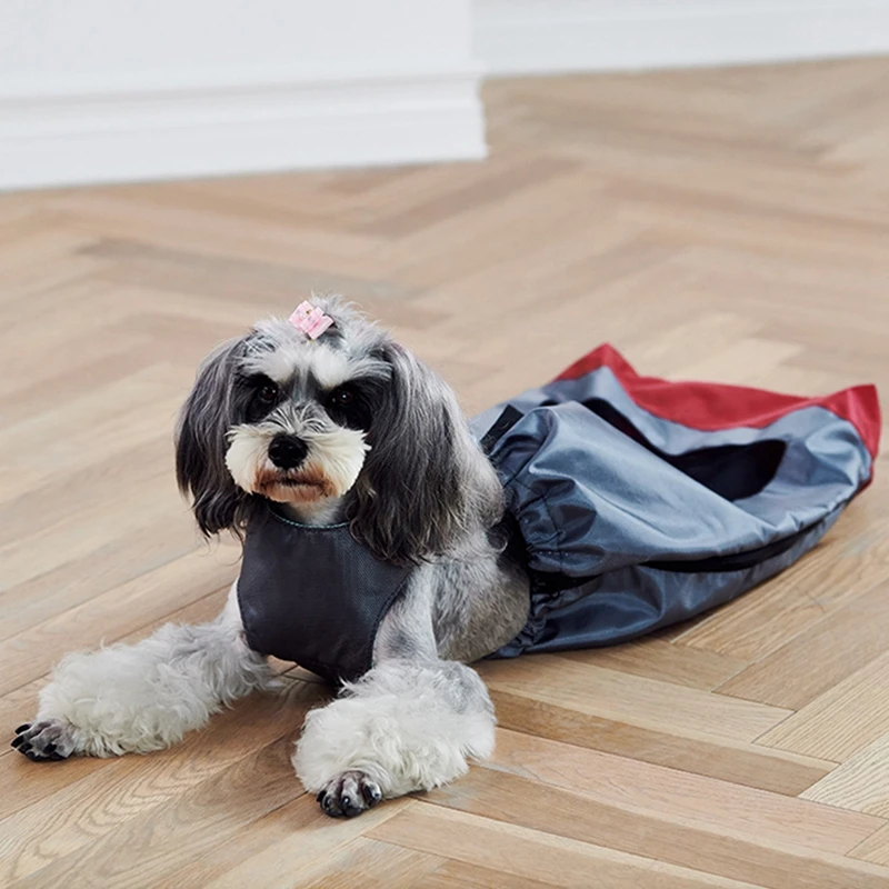 Практичный прогулочный аэродинамический рюкзак, защищающий грудь для парализованных домашних животных, изготовлен из прочного нейлона для защиты груди и конечностей, тренингов для собак